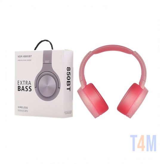 BLUETOOTH HEADPHONE WIRELESS YX-33 PINK